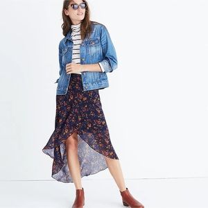Madewell Wrap Midi Skirt (Runs Large)